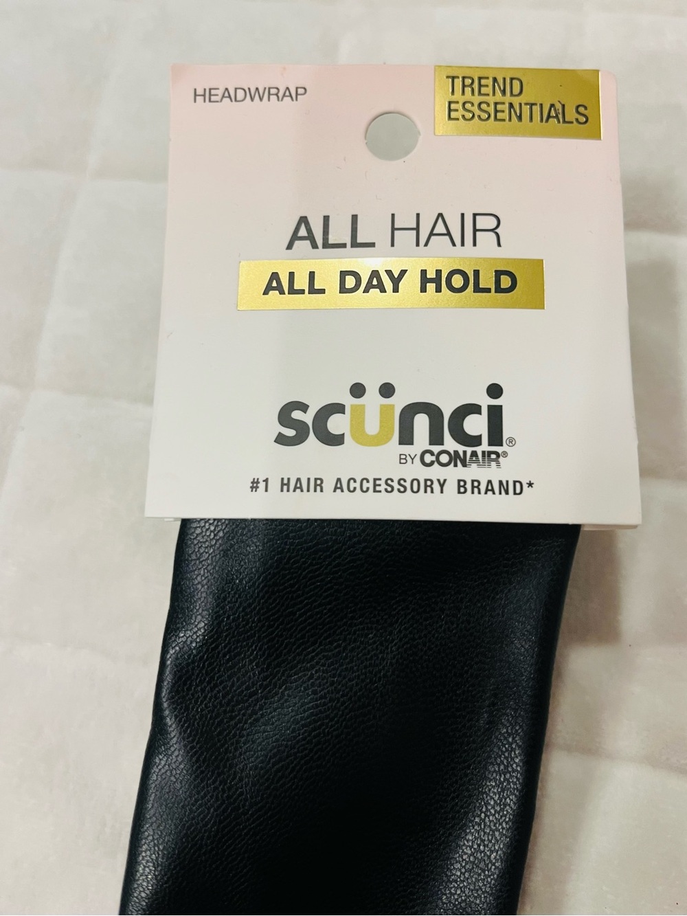 scunci by Conair Black Headwrap - Trend Essentials All-Day Hold